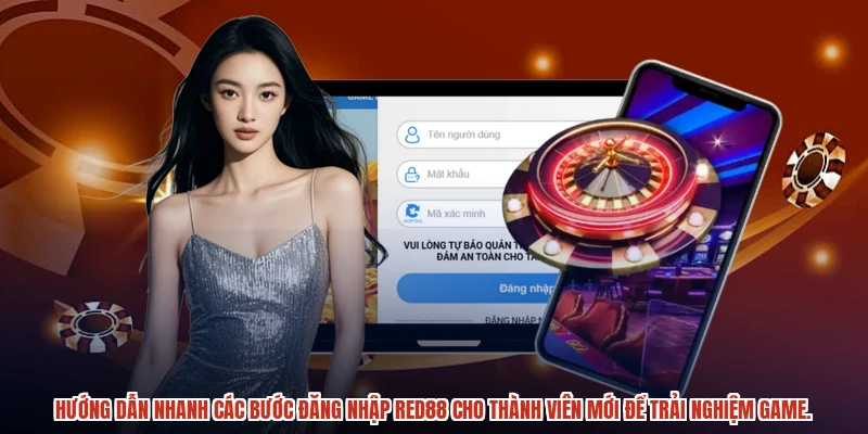 Hướng dẫn nhanh các bước đăng nhập RED88 cho thành viên mới để trải nghiệm game.