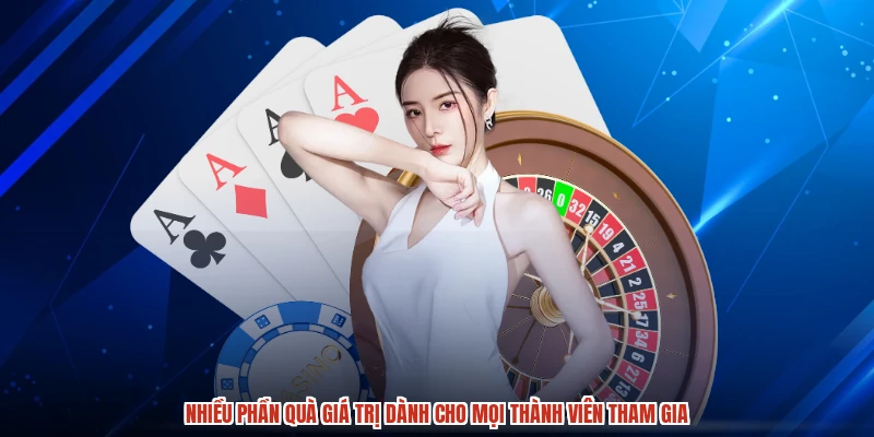 Nhiều phần quà giá trị dành cho mọi thành viên tham gia